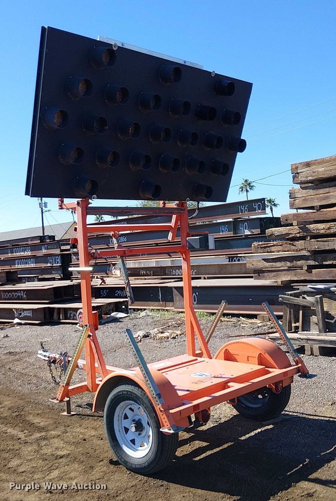 image for item EC1278 2013 Wanco WTSP arrow board trailer