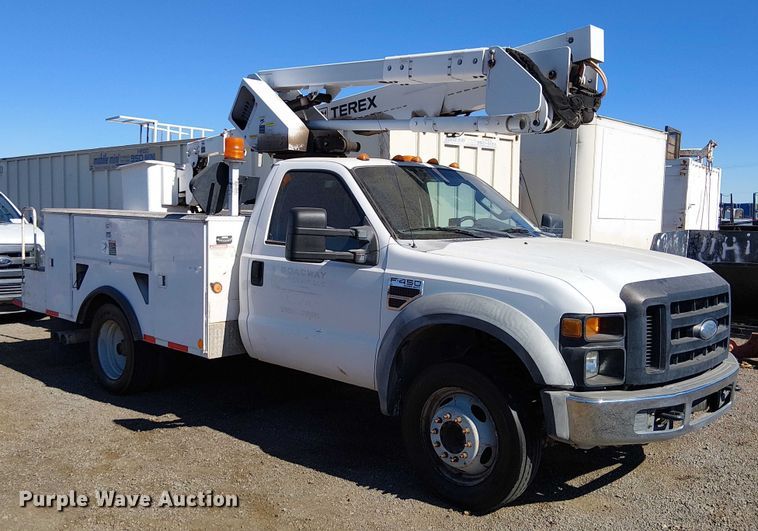 CAMIóN CON CANASTILLA 2008 FORD TEREX