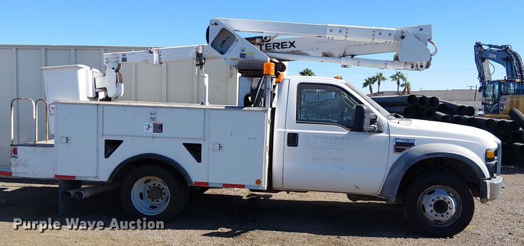 CAMIóN CON CANASTILLA 2008 FORD TEREX