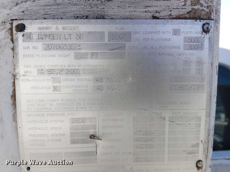 image for item EC1280 2008 Ford F450 Super Duty bucket truck