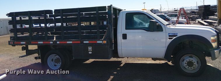 image for item EC1281 2008 Ford F450 Super Duty flatbed truck