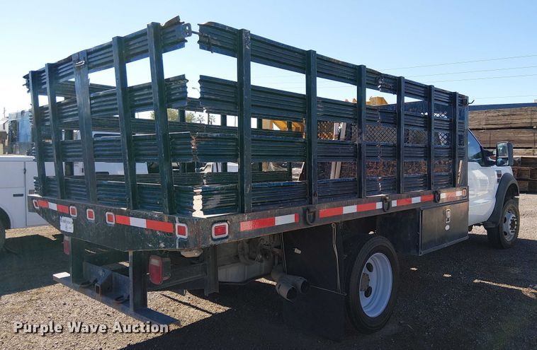 image for item EC1281 2008 Ford F450 Super Duty flatbed truck