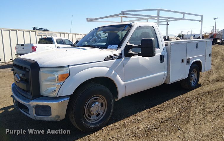 image for item EC1284 2012 Ford F250 Super Duty utility bed pickup truck