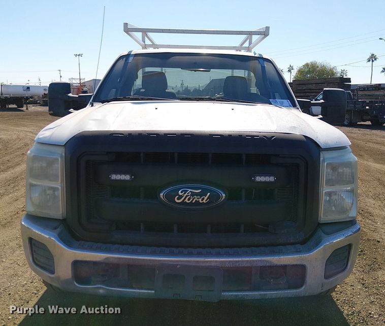 image for item EC1284 2012 Ford F250 Super Duty utility bed pickup truck