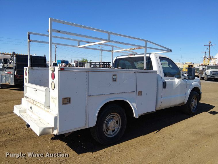 image for item EC1284 2012 Ford F250 Super Duty utility bed pickup truck