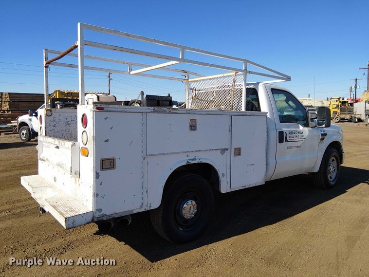 image for item EC1285 2008 Ford F250 Super Duty utility bed pickup truck