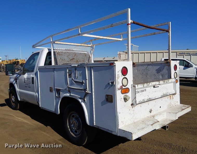 image for item EC1285 2008 Ford F250 Super Duty utility bed pickup truck