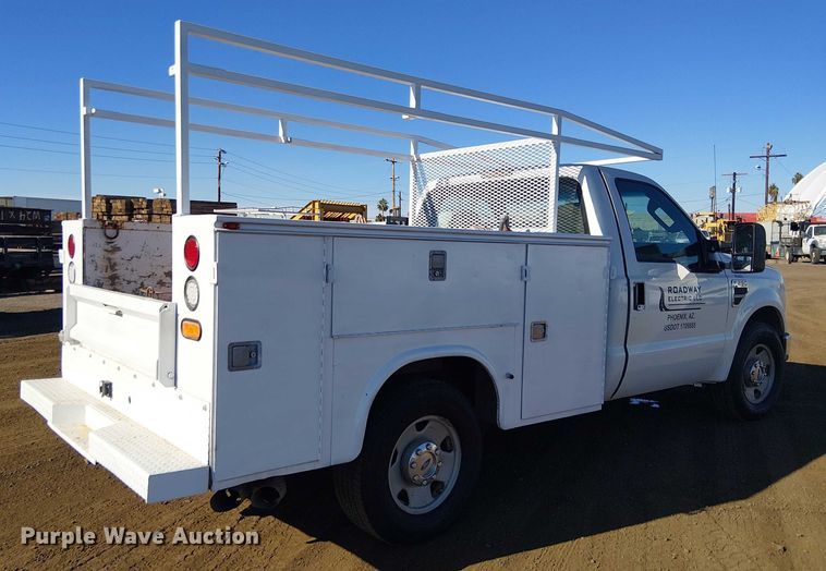 image for item EC1288 2008 Ford F250 Super Duty utility bed pickup truck