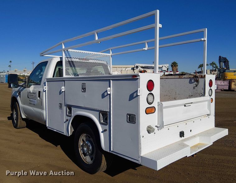 image for item EC1288 2008 Ford F250 Super Duty utility bed pickup truck