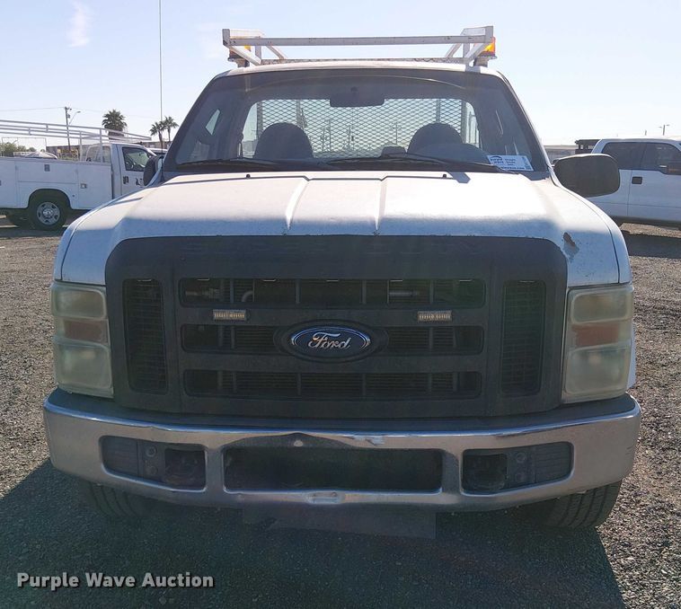 image for item EC1295 2008 Ford F250 Super Duty utility bed pickup truck