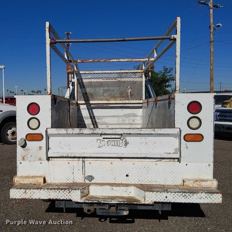 image for item EC1295 2008 Ford F250 Super Duty utility bed pickup truck