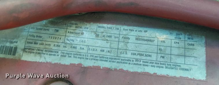 image for item EC1310 2014 Freightliner MT45 delivery truck