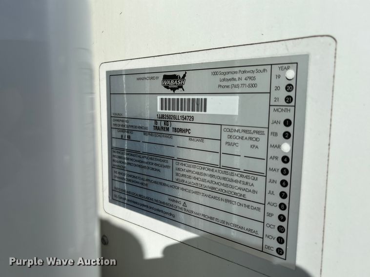 image for item EC3893 2019 International MV607 box truck