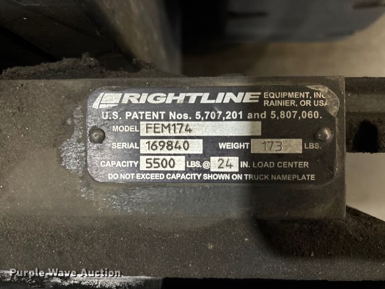 image for item EC3896 2017 UniCarriers PF50 forklift