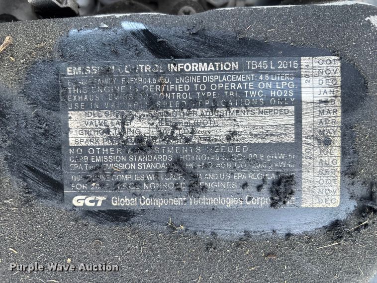 image for item EC3899 2015 Nissan PF80YLP forklift