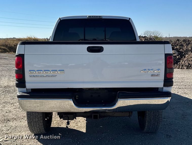 image for item ED1559 2002 Dodge Ram 2500 Quad Cab pickup truck