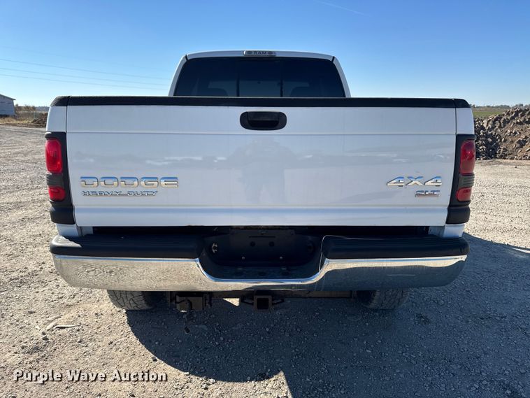 image for item ED1559 2002 Dodge Ram 2500 Quad Cab pickup truck