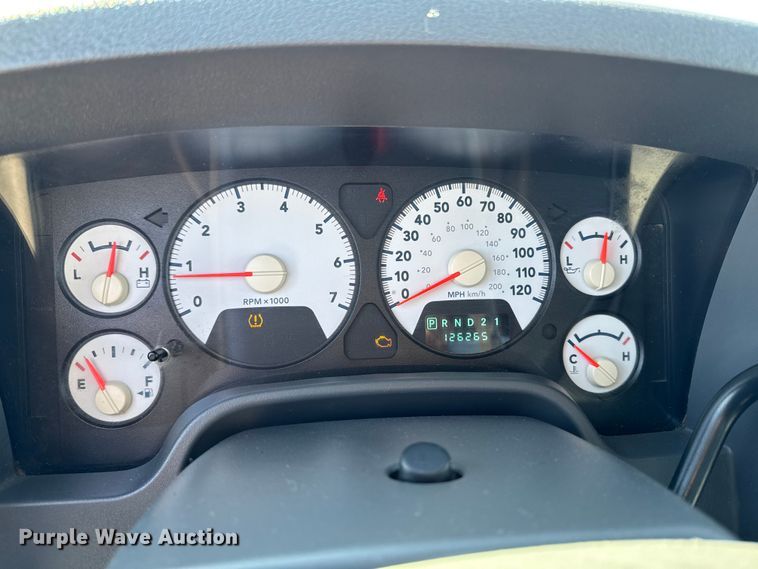 image for item ED1560 2009 Dodge Ram 2500 Quad Cab pickup truck