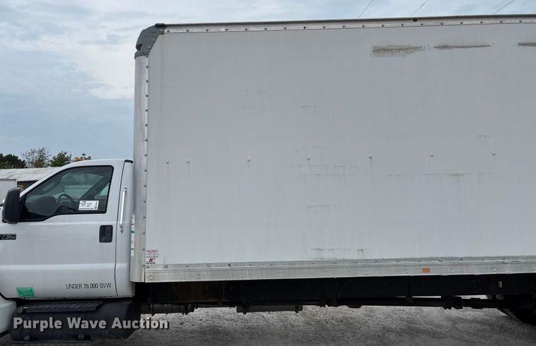 image for item ED2237 2012 Ford F750 box truck