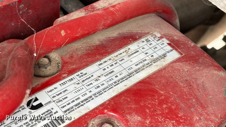 image for item ED2237 2012 Ford F750 box truck