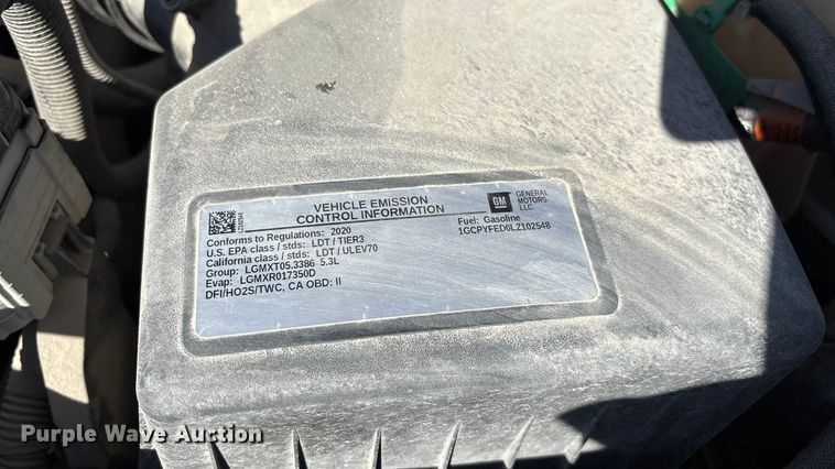 image for item ED2316 2020 Chevrolet Silverado 1500 LT Crew Cab pickup truck