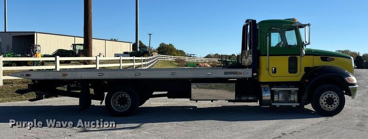 image for item ED2335 2015 Peterbilt 337 rollback truck