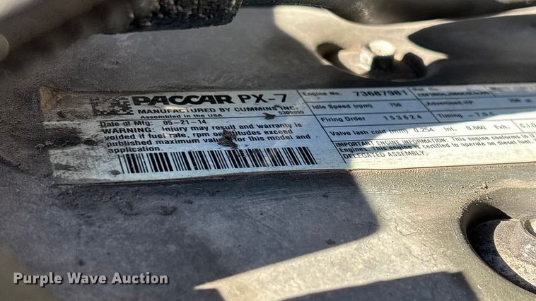 image for item ED2335 2015 Peterbilt 337 rollback truck