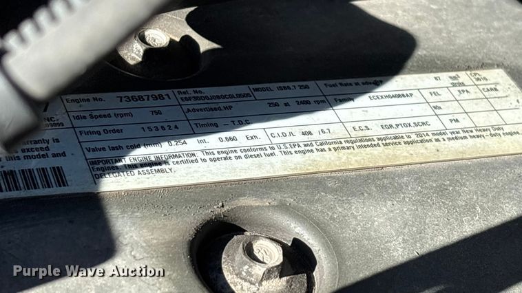 image for item ED2335 2015 Peterbilt 337 rollback truck