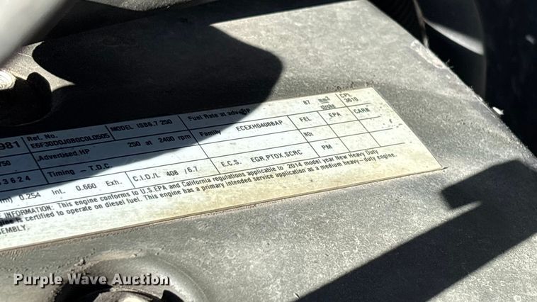 image for item ED2335 2015 Peterbilt 337 rollback truck