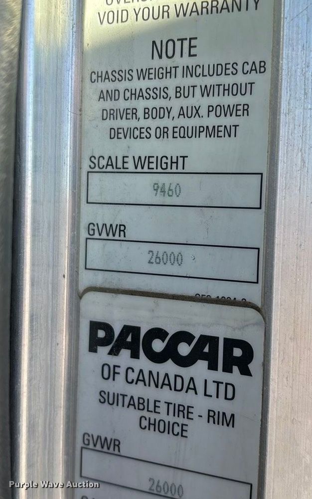 image for item ED2335 2015 Peterbilt 337 rollback truck