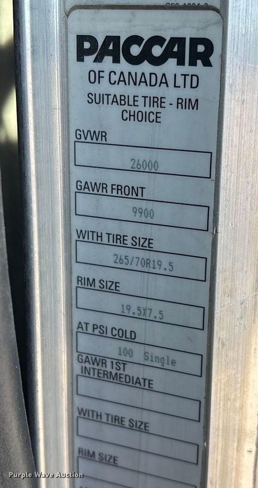 image for item ED2335 2015 Peterbilt 337 rollback truck