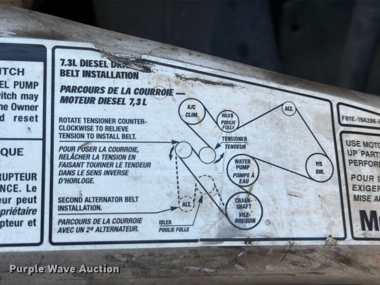 image for item ED5002 2001 Ford F250 Super Duty SuperCab pickup truck