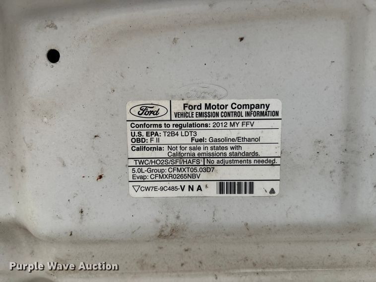 image for item EE4211 2012 Ford F150 pickup truck