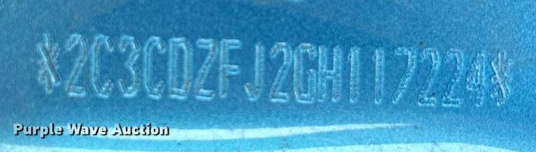 image for item EE4213 2016 Dodge Challenger Scat Pak 