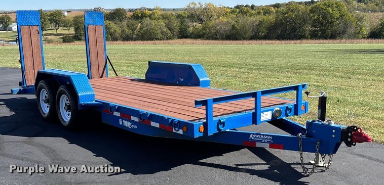 image for item EE4223 2021 Anderson Manufacturing utility trailer