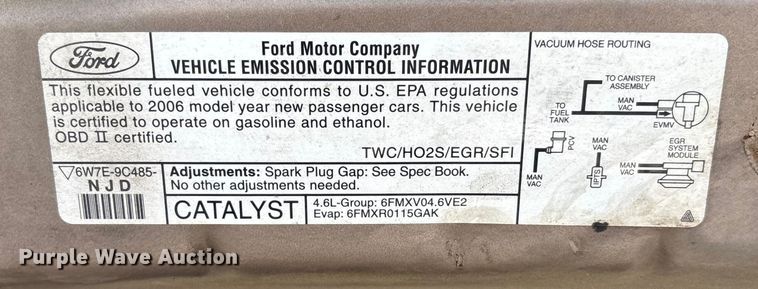 image for item EE4227 2006 Mercury Grand Marquis LS 