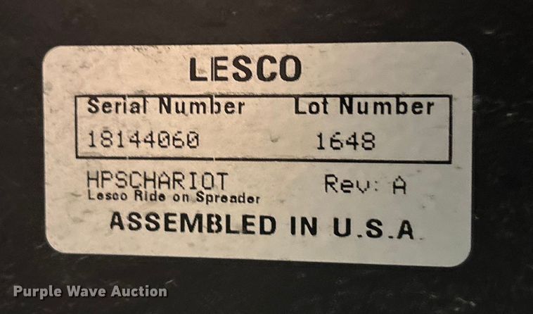 image for item EE4293 Lesco spreader