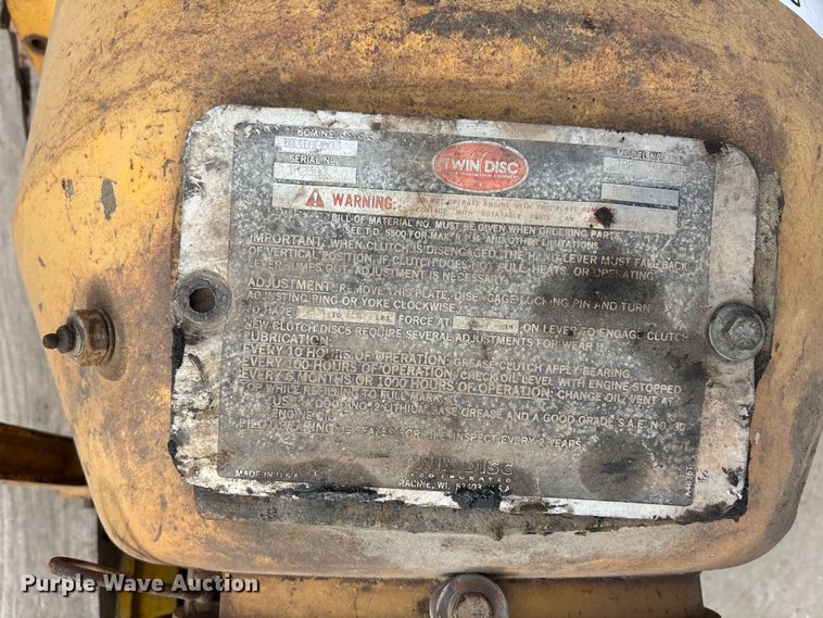 image for item EE4319 (2) Twin Disc IBF3180P0 PTOs