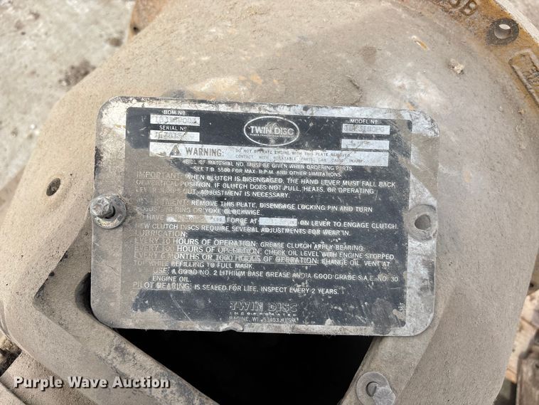 image for item EE4319 (2) Twin Disc IBF3180P0 PTOs