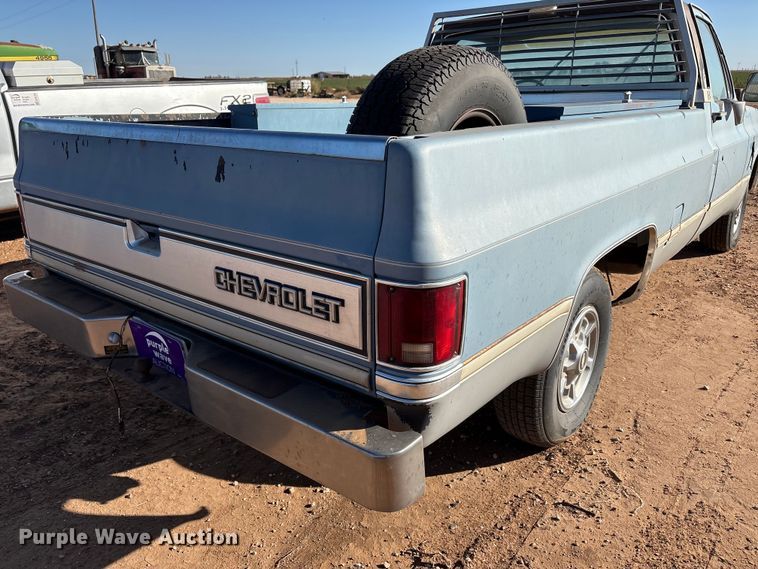 image for item EF6173 1985 Chevrolet C10 pickup truck