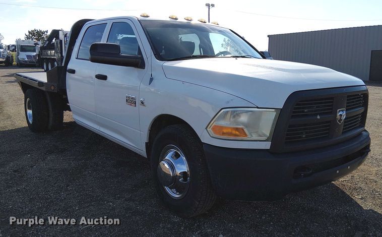image for item EG1693 2012 Dodge Ram 3500 flatbed truck