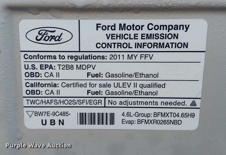 image for item EG1703 2011 Ford E250 handicap accessible van