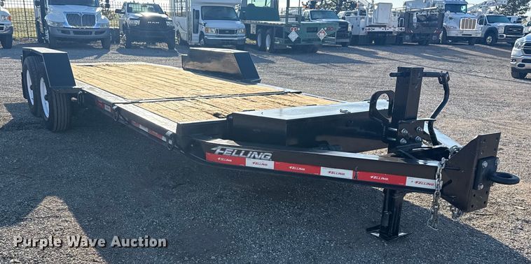 image for item EG1718 2024 Felling Trailer FT-12-YI-I tilt deck equipment trailer