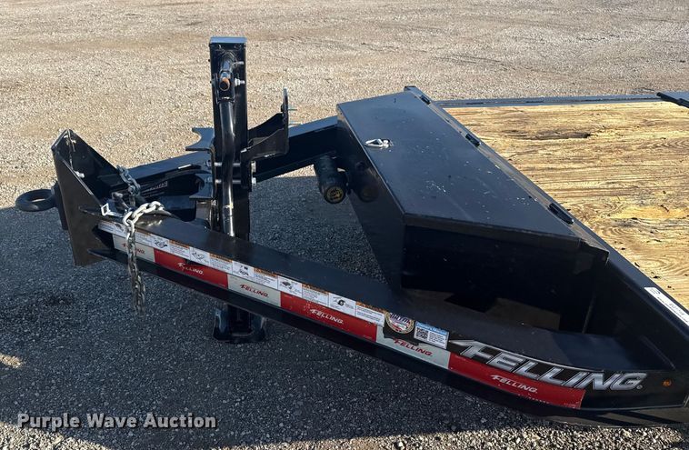 image for item EG1718 2024 Felling Trailer FT-12-YI-I tilt deck equipment trailer