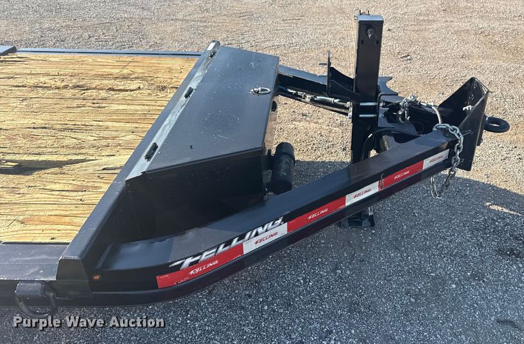 image for item EG1718 2024 Felling Trailer FT-12-YI-I tilt deck equipment trailer