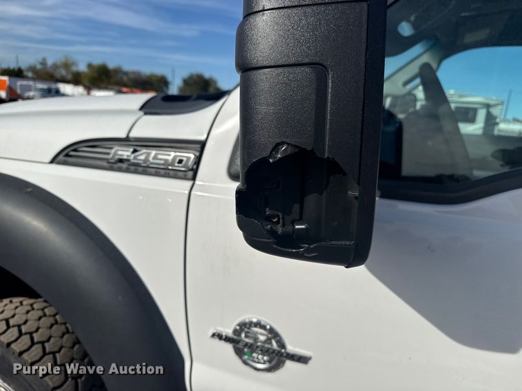 image for item EG1731 2015 Ford F450 Super Duty XL Crew Cab flatbed truck