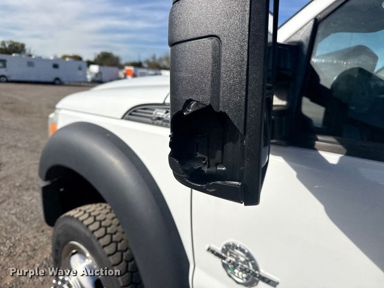 image for item EG1731 2015 Ford F450 Super Duty XL Crew Cab flatbed truck