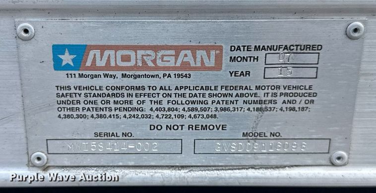 image for item EG5981 2015 Ford F550 box truck