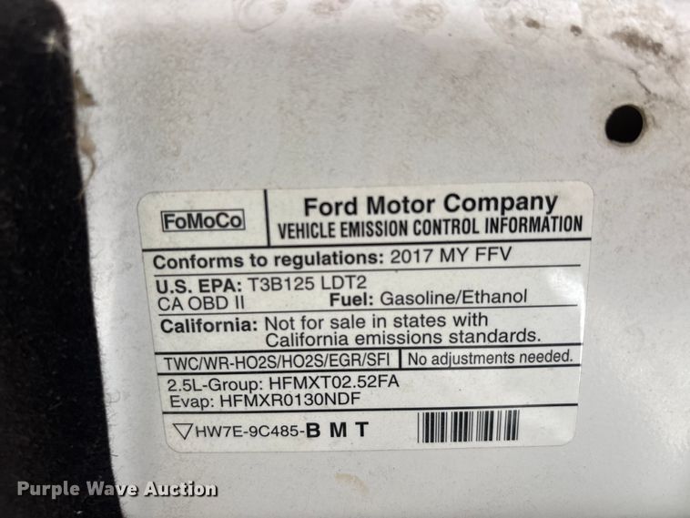 image for item EJ7701 2017 Ford Escape SUV