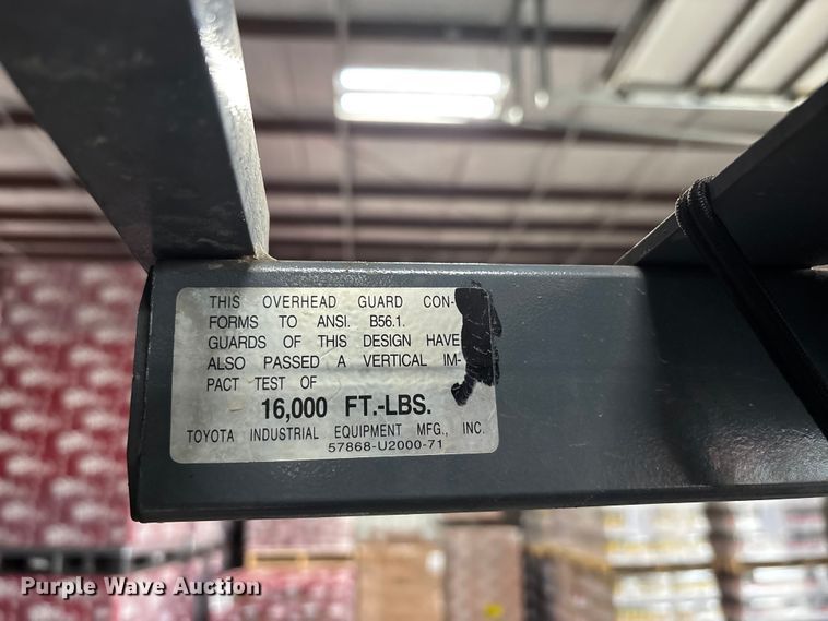 image for item EJ7702 Toyota 7FBCU18 forklift